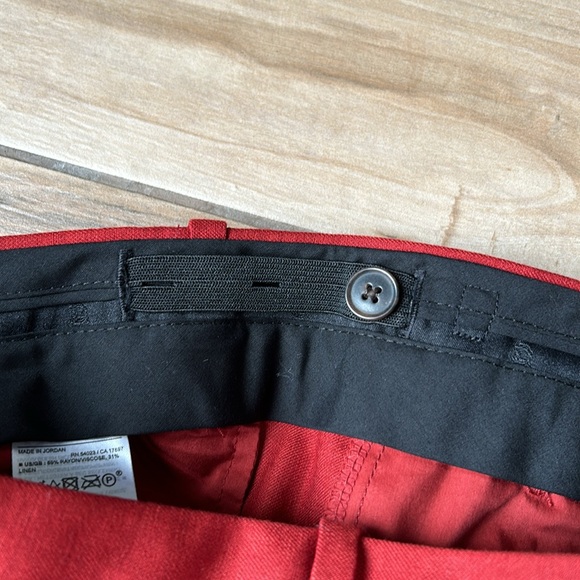 NWT Banana Republic Lena Wide Leg Linen Pant Size 10 Tall  Red Embers - Picture 12 of 16